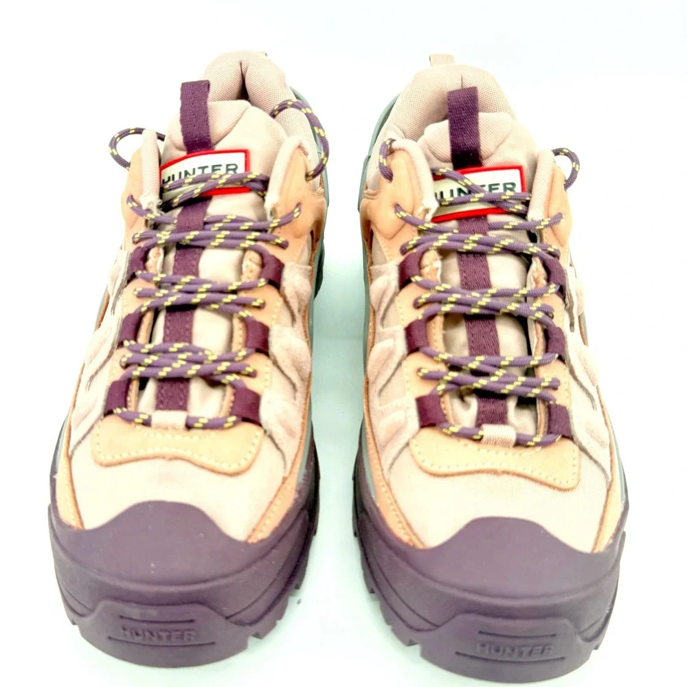 Hunter Travel Explorer Nicia Sneakers Womens 7 Mauve Purple Hiking Trail Shoe